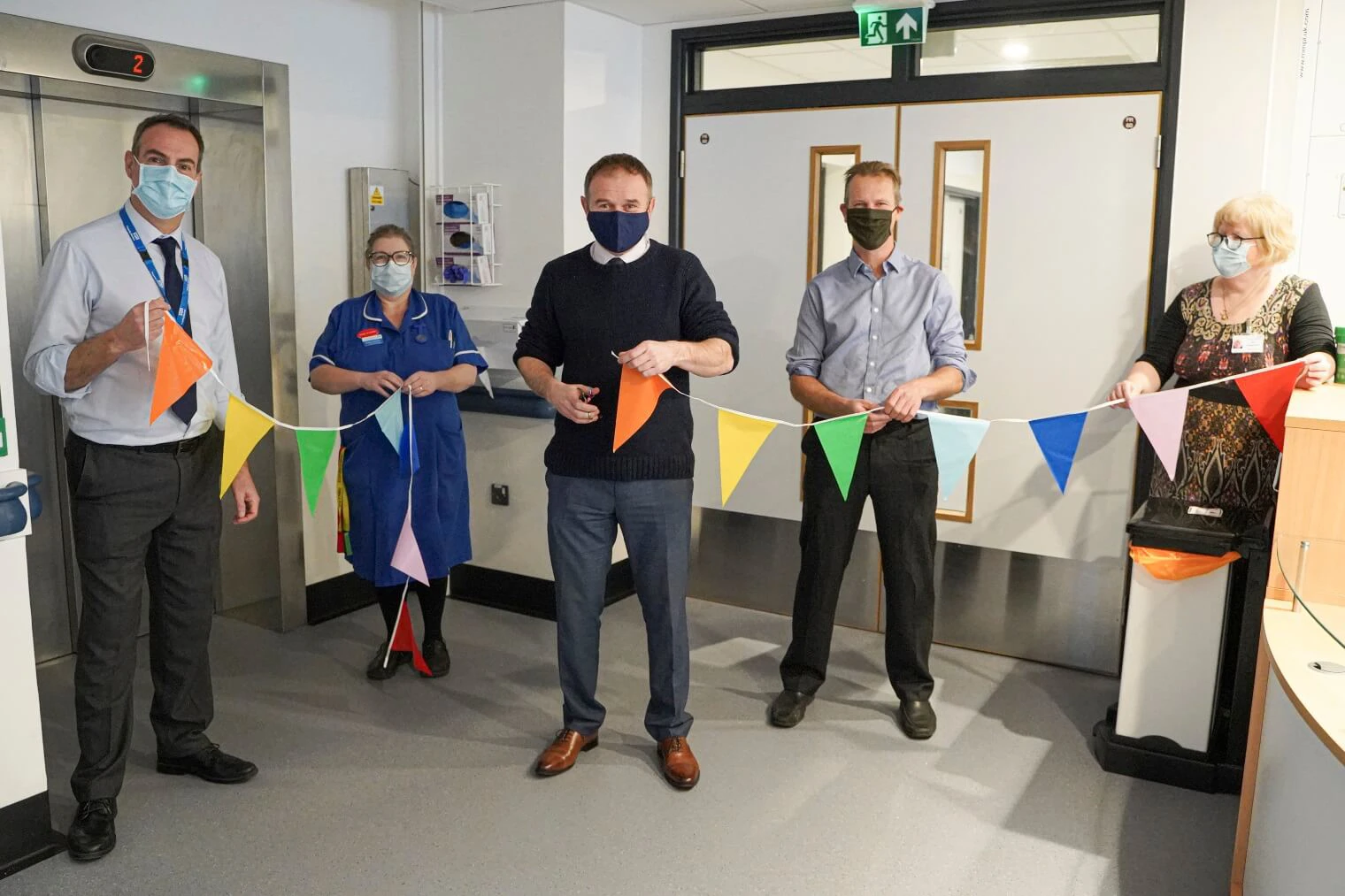 Ribbon cutting at Camborne Redruth Community Hospital