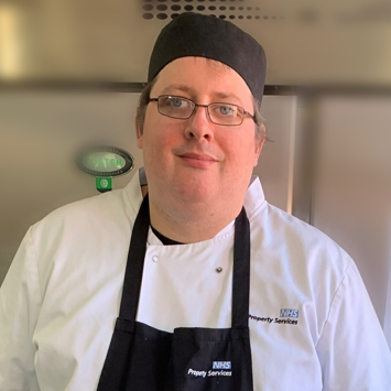Matt - co-chef at Clacton District Hospital